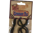 Bootlace Tie Adult Black
