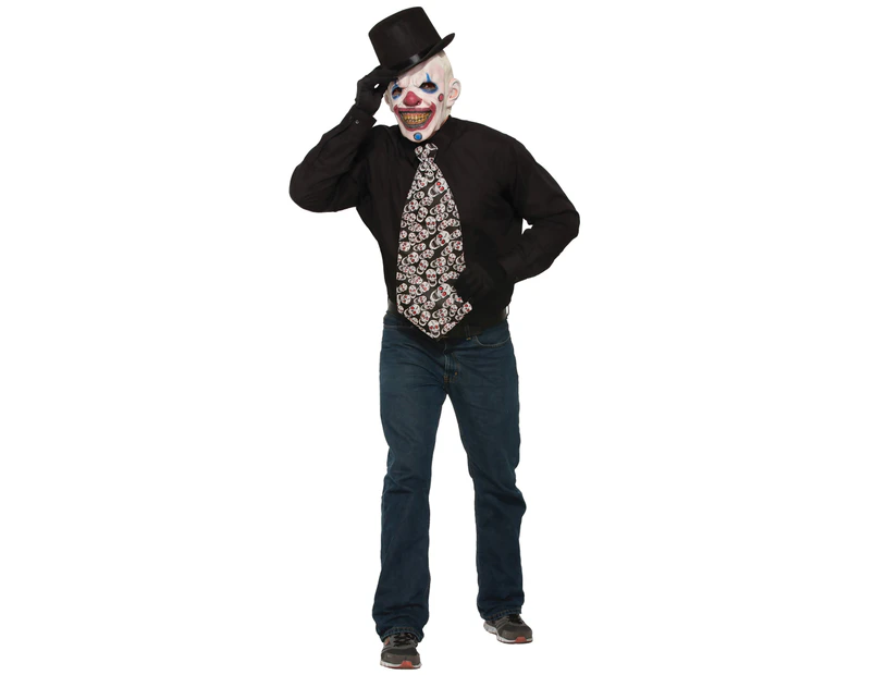 Evil Clown Jumbo Tie Costume Accessories Male