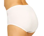 5 Pack Hestia Heroes Full Womens Underwear Undies Panties Briefs Cream W10072 Ladies