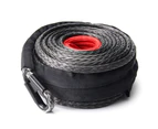 FIERYRED 10MM x 30M Synthetic Winch Rope Dyneema SK75 Tow Recovery Cable Offroad 4WD