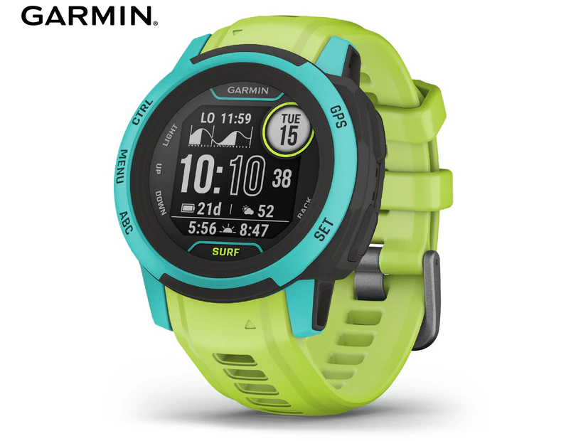 Garmin Instinct 2S Surf Edition 40mm Silicone GPS Smart Watch - Waikiki