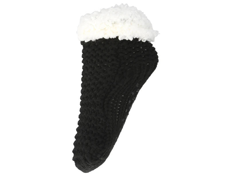 Simon De Winter Women's Cosy Knit Socks - Black