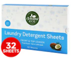 Activated Eco Laundry Detergent Sheets Fresh Linen Scent 32-Pack