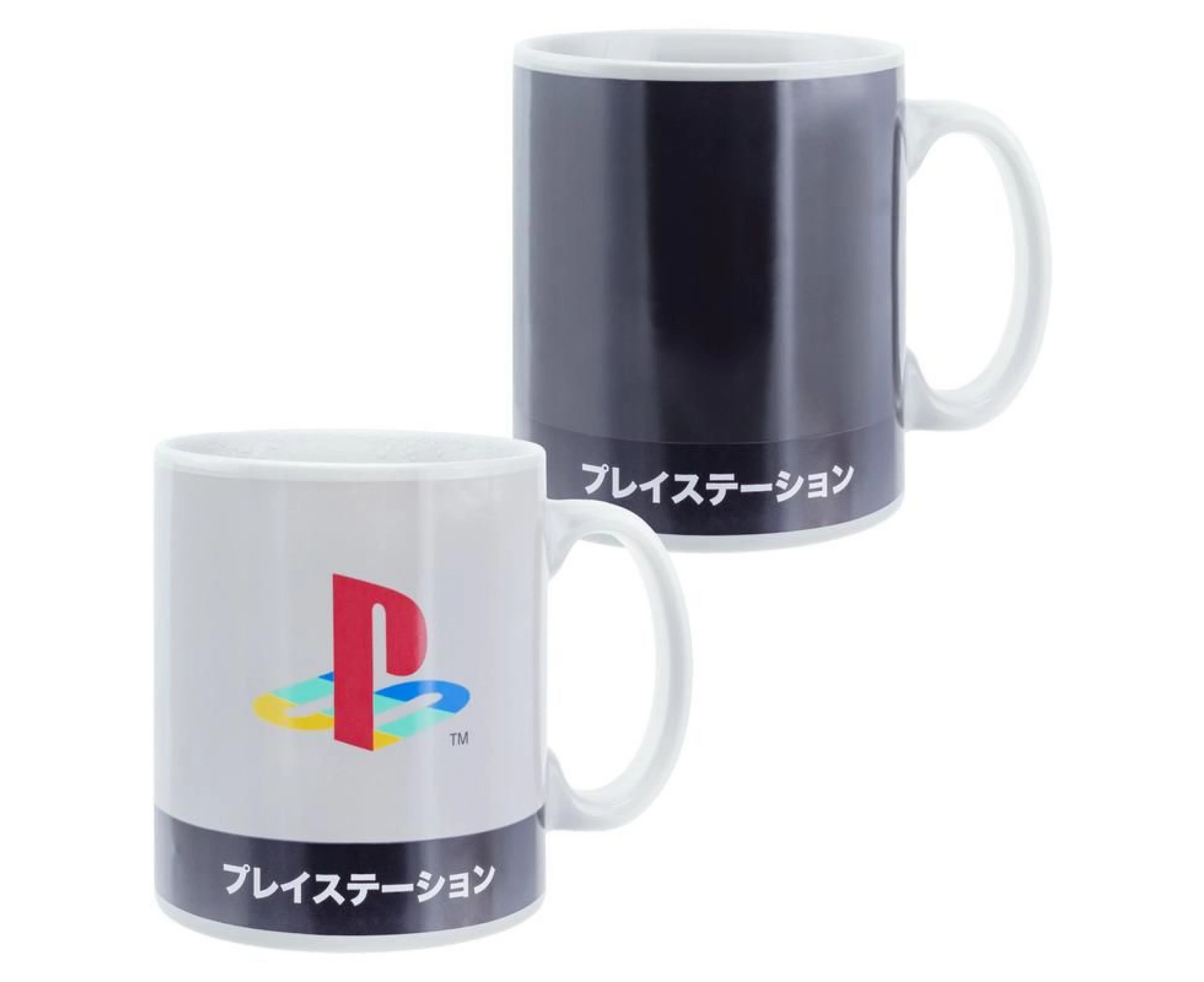 PlayStation Logo and Katakana Heat Change 18oz Ceramic Mug