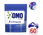 2 x 60pk OMO Active 3-in-1 Laundry Capsules