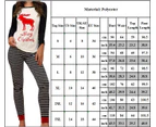 Unisex Ladies Mens Holiday Jumpsuit Christmas Print Sleepwear One Piece Pyjama - Green