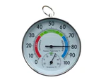 100mm Wall Thermometer Meter Indoor Home Hygrometer Gauge Large Number
