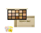 Etude House Play Color Eye Palette #Trench Coat Showroom 15 Shade Eyeshadow Colours + Face Mask