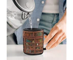 Bookshelf Mug Literature Novelty Librarian Mug Book Lover Mug Friends Family