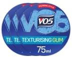 3 x Vo5 Extreme Style Texturising Gum Hair Wax 75mL 1
