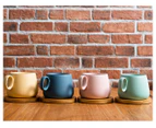 Set of 4 Coffee Culture 250mL Cup & Coaster