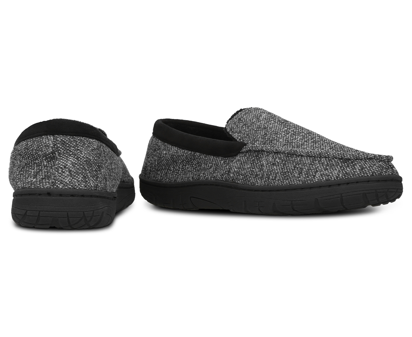 Hanes men's moccasin discount slipper house shoes