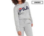 Fila Unisex Classic Fleece Crew Sweatshirt - Silver Marle