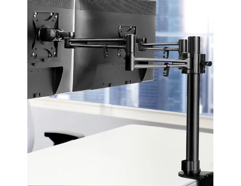 Artiss Monitor Arm Dual Desk Mount Screen Holder Bracket