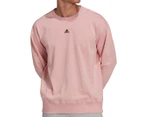Adidas Men's Essentials FeelVivid Drop Shoulder Sweatshirt - Wonder Mauve