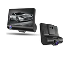 Full HD Front Rear & Interior Three Lens Car Dashboard Camera