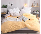 3D Yellow 3100 Quilt Cover Set Bedding Set Pillowcases Duvet Cover KING SINGLE DOUBLE QUEEN KING