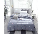 3D Love Pattern On Gray Background 4164 Quilt Cover Set Bedding Set Pillowcases Duvet Cover KING SINGLE DOUBLE QUEEN KING