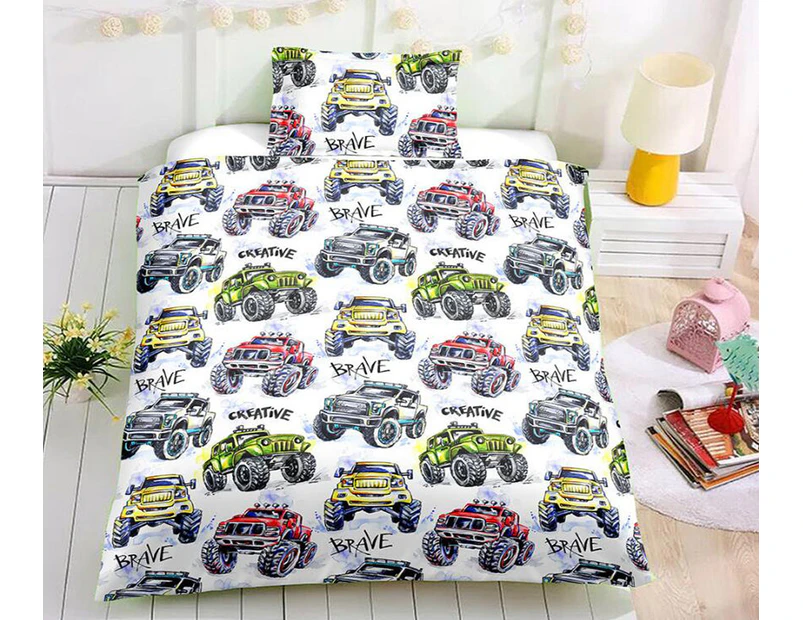 3D Many Cars 6004 Quilt Cover Set Bedding Set Pillowcases Duvet Cover KING SINGLE DOUBLE QUEEN KING