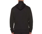 Hurley Men's Boxed Logo Cotton Fleece Zip-Up Hoodie - Black