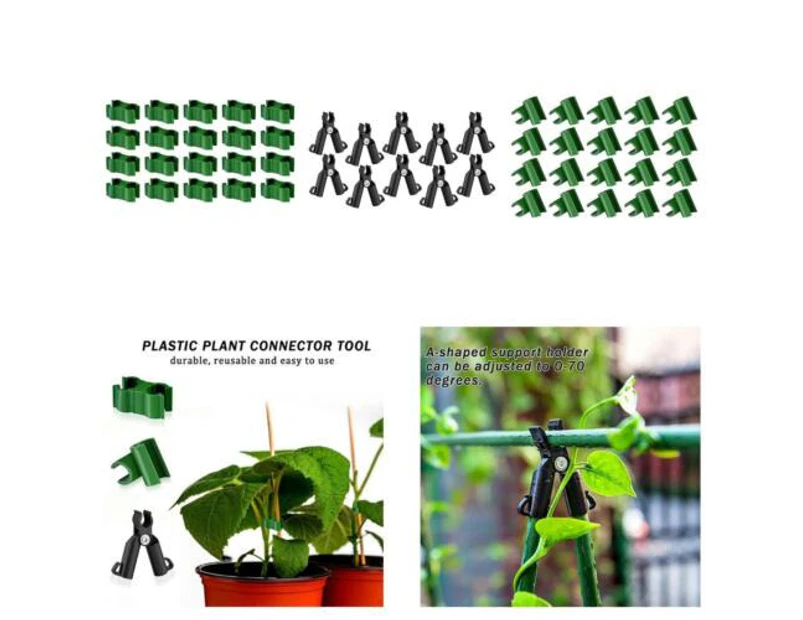 50x Plants Connector Clip Duable Combination Easy to Use Joint for Vegetable