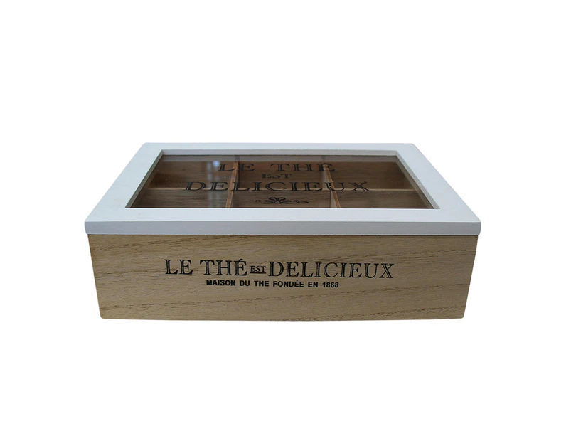 French Country Tea Bag Box Delicieux Teabag Holder Wooden