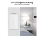 Smart WIFI Wall Light Switch Panel Home Automation Google Alexa 4 Gang - White