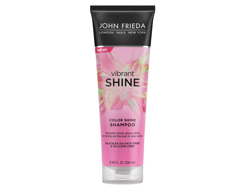John Frieda Vibrant Shine Colour Shine Shampoo 250mL