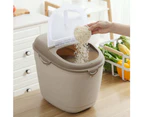 10kg Large Kitchen Food Storage Container Rice Container Box Insect-proof