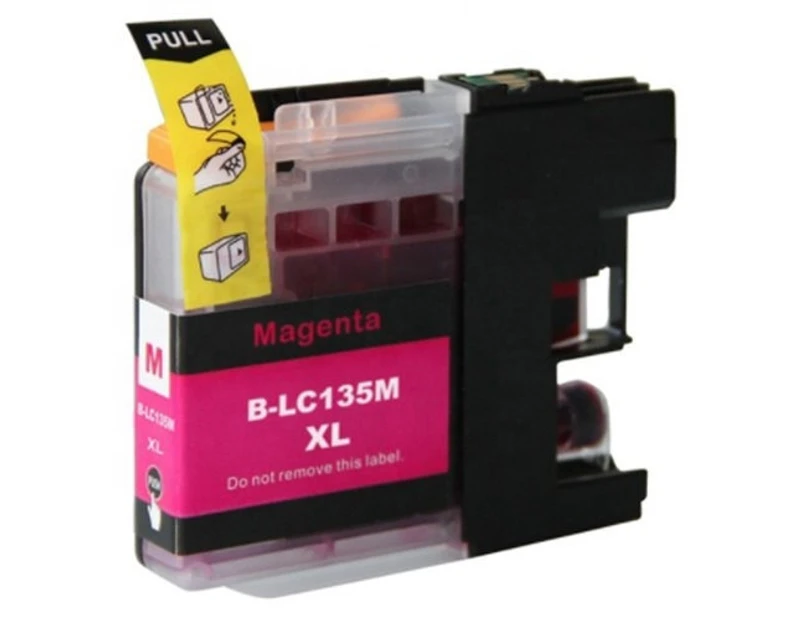 Generic Brother LC-135XLM LC135XLM Magenta Ink Cartridge - 1,200 Pages