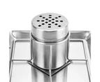Stainless Steel Beer Can Chicken Roaster Grill Stand with Drip Pan