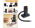 Portable Handheld Food Smoker with Filter Works w/Wood Chips for BBQ Black