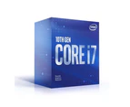 Intel i7-10700F CPU 2.9GHz 4.8GHz Max 10th Gen 8 Cores/16 Threads 16Mb 65W