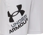 Under Armour Youth Boys' Prototype 2 Logo Shorts - Grey/Black