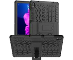 For Lenovo Tab P11 11 inch 2021 Shockproof Heavy Duty Rugged Stand Case Cover (Black)