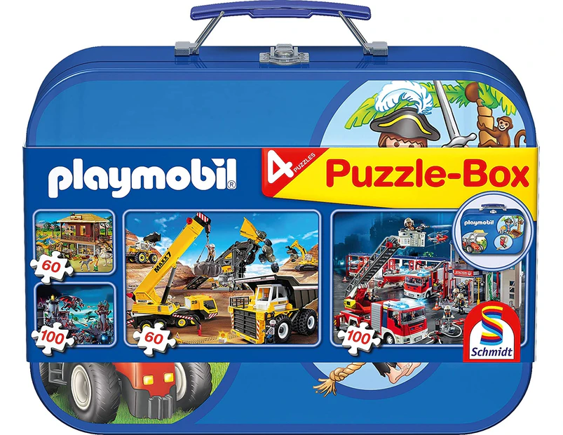 Playmobil Jigsaw Puzzle Puzzle Box (2x60pc/2x100pc)