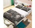 3D Gray Puzzle 002 Quilt Cover Set Bedding Set Pillowcases Duvet Cover KING SINGLE DOUBLE QUEEN KING