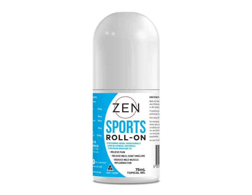 ZEN THERAPEUTICS Zen Therapeutics Sports (Therapeutic Massage Liniment) RollOn 75ml