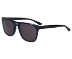 Calvin Klein Men's Square Sunglasses - Shiny Crystal Blue/Black