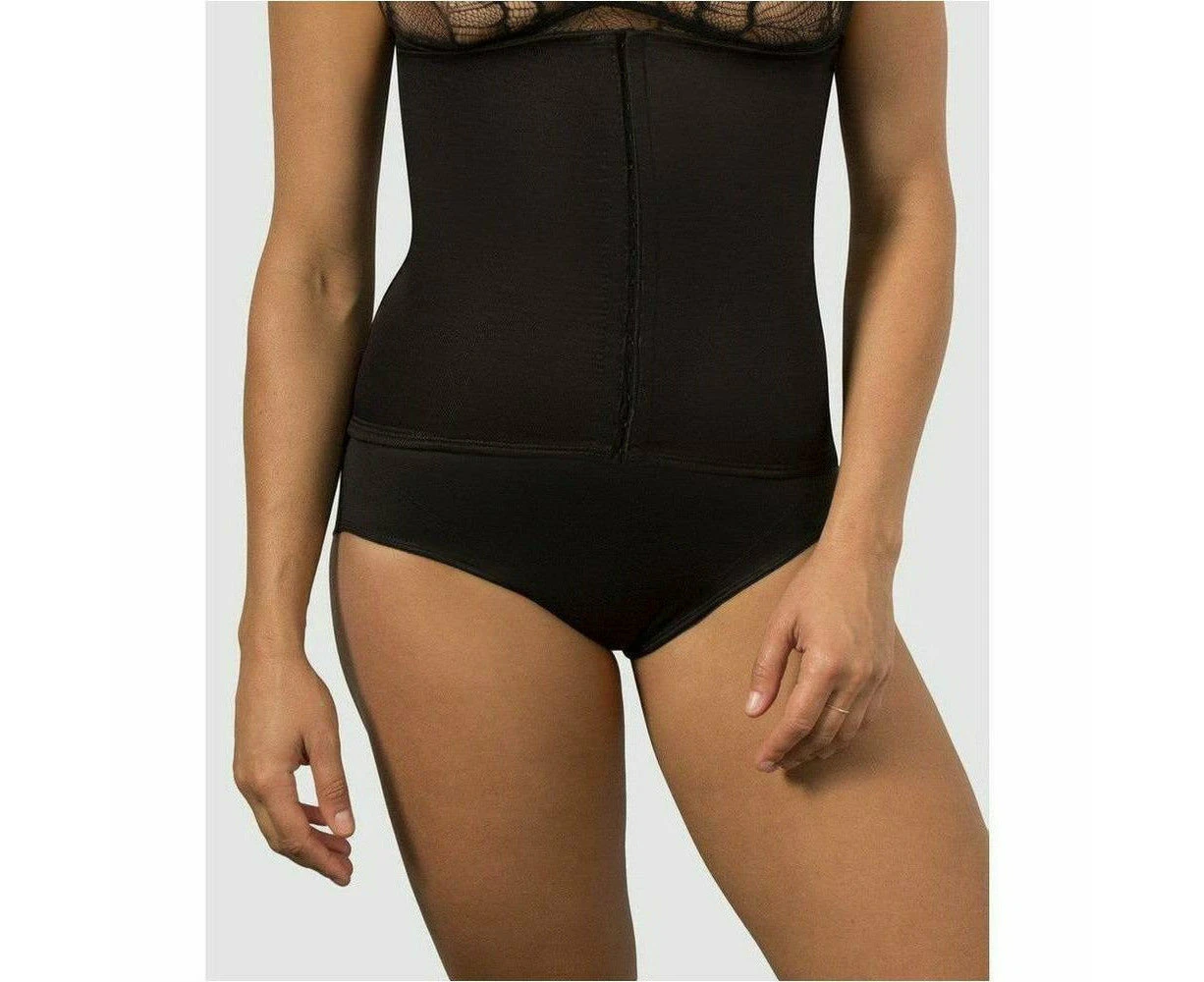 Miraclesuit Shapewear Inches Off Waist Cincher in Black