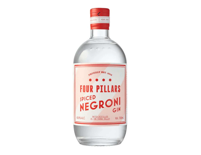Four Pillars Spiced Negroni Gin 700ml - 6 Pack