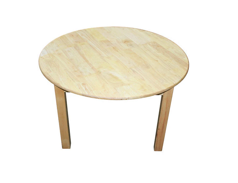 Rubberwood Round Table 90