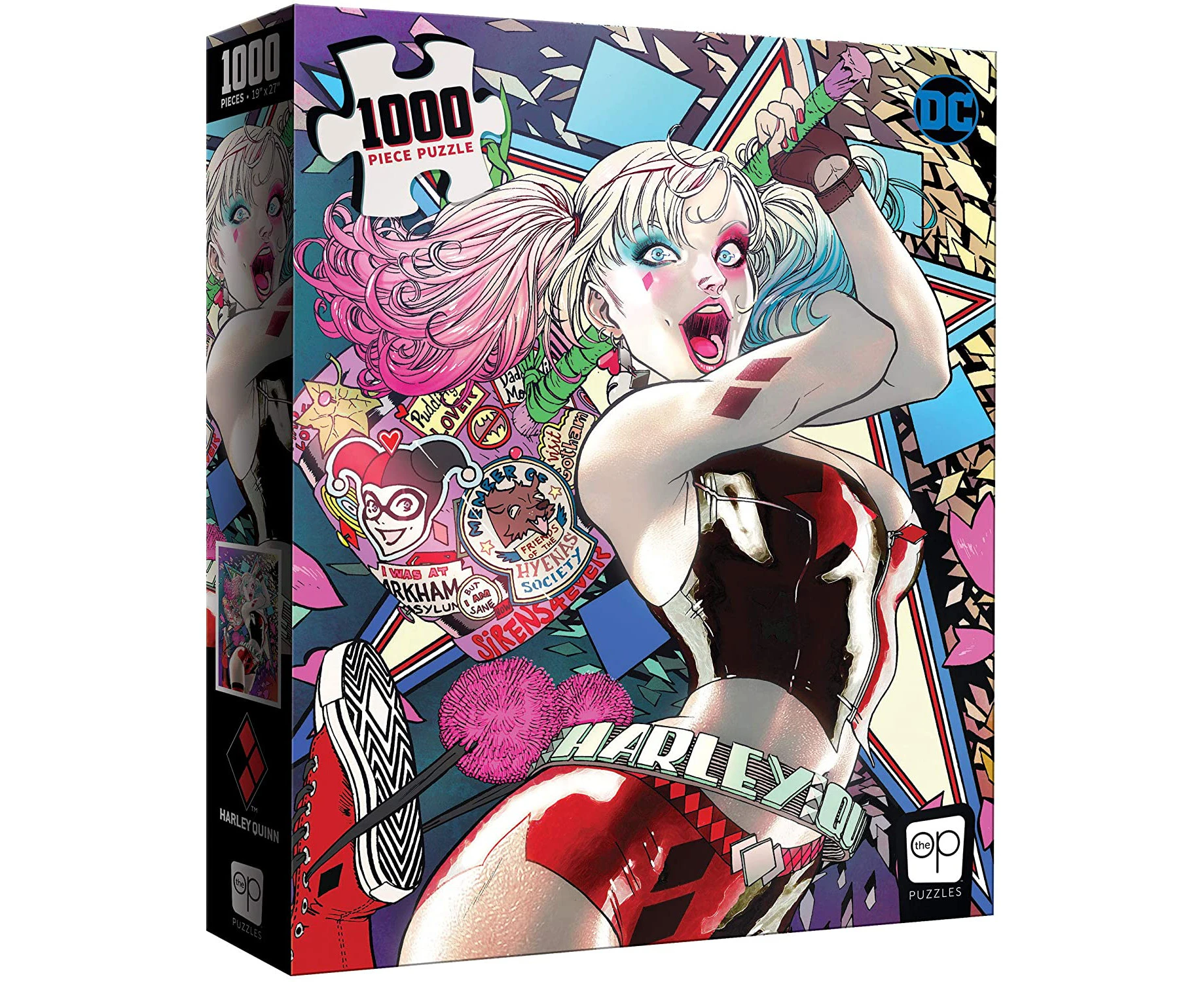 1000pc The Op Harley Quinn Die Laughing Jigsaw Puzzle Tabletop Play Game 48x69cm