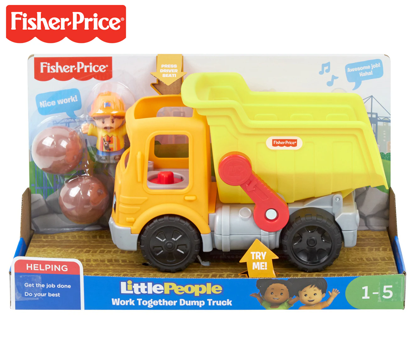 Fisher-Price Little People Work Together Dump Truck Toy