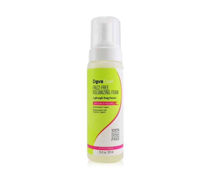 DevaCurl Frizz-Free Volumizing Foam (Lightweight Body Booster - Texture & Volume)  222ml/7.5oz