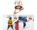 Kids Ski and Snowboard Training Harness Toddler Skiing Harness with Removable Leash