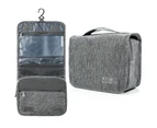 Portable  Hanging Toiletry Bag Waterproof Travel Cosmetic Bag,Grey