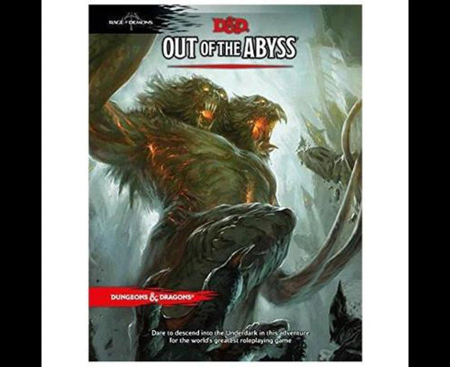 Dungeons & Dragons Out of the Abyss Hardcover Roleplaying Expansion Game Book