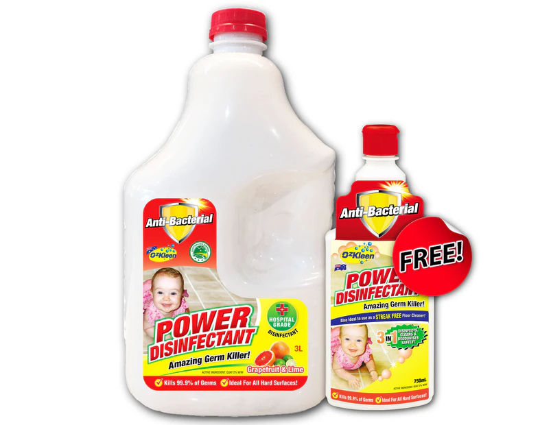 3LTR + 750ml FREE Power Disinfectant | Germ Killer