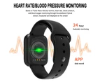 sunwoif Smart Watch Bluetooth Heart Rate Blood Pressure Sport Fitness Tracker Pedometer - White